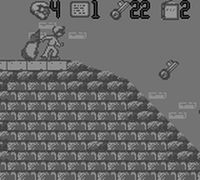une photo d'Ã©cran de The Pagemaster sur Nintendo Game Boy